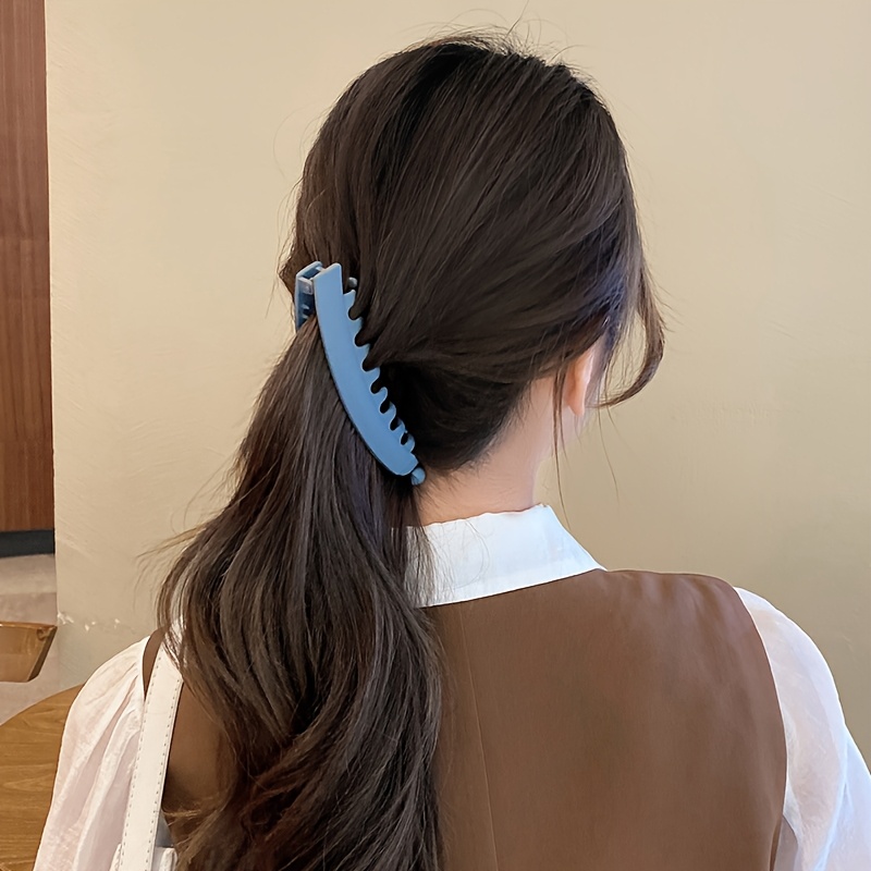 High Ponytail With Headband Styles 4pcs Elegant Matte Twisted