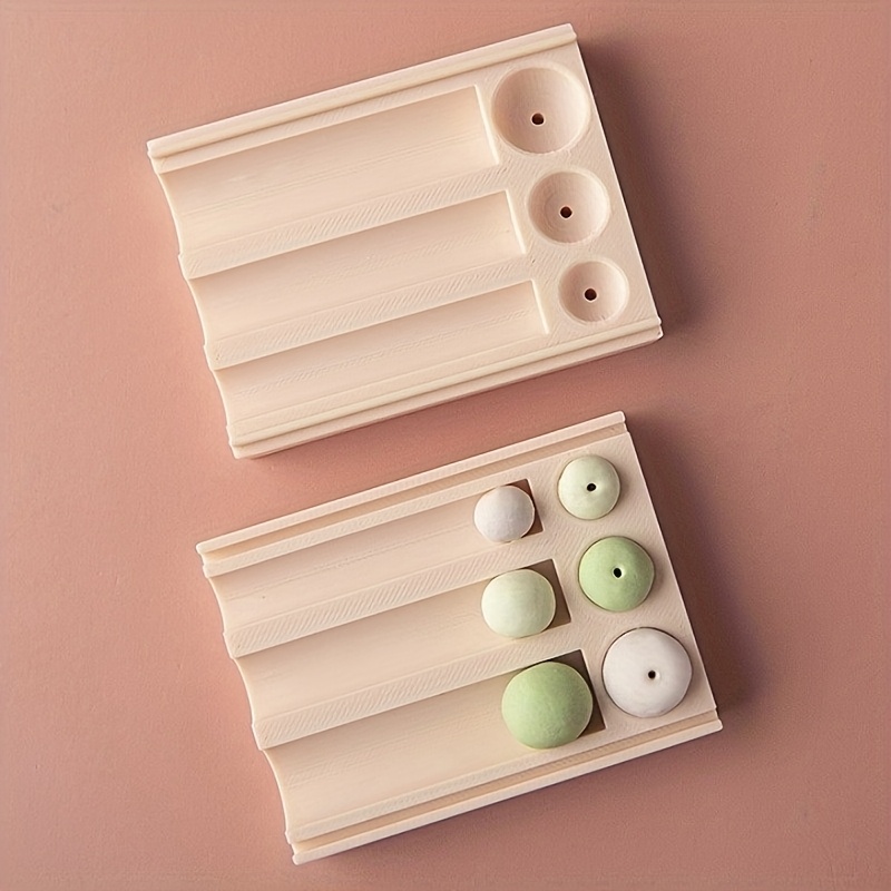 3-in-1 Clay Ball Mold Set - With Round Hole And Center Hole For Jewelry Making, Earrings, Necklaces - Perfect Modeling Crafts Sphere Shaping Kit