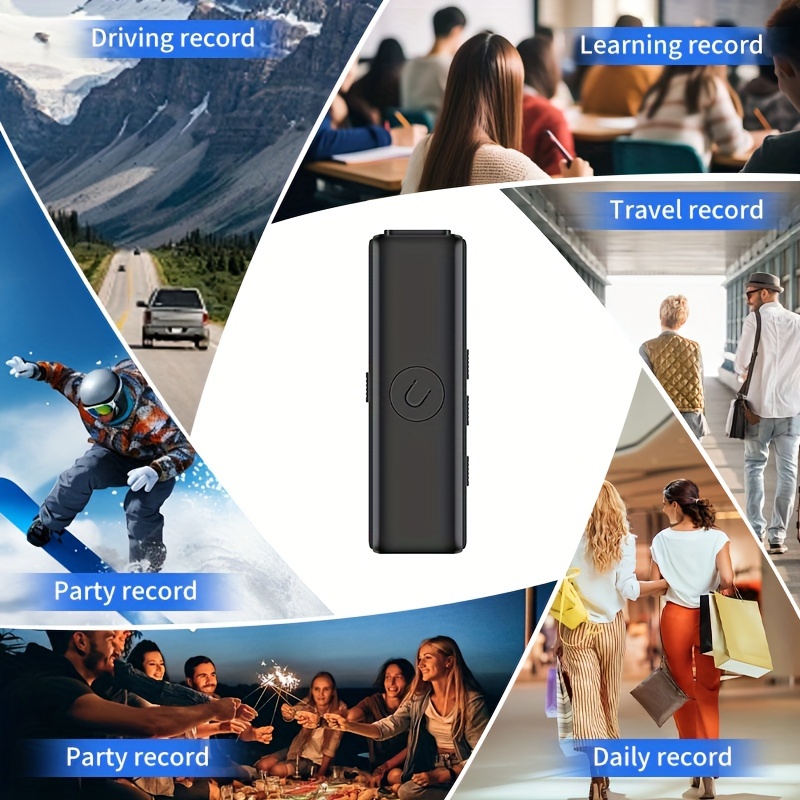 caméra avec audio, 100°, batterie au lithium rechargeable usb 450mah, rotation 90°, en charge jusquà 128gb sd ( ), - noir, pour la plage, des , cadeau pour des pères Détails du produit 1