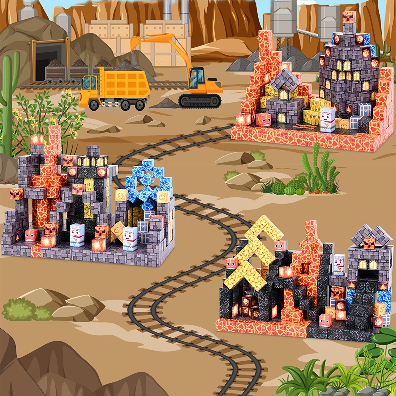 160 Magnetische Bouwblokken - Duurzame ABS Magnetische Kubussen met Gemengde Kleuren