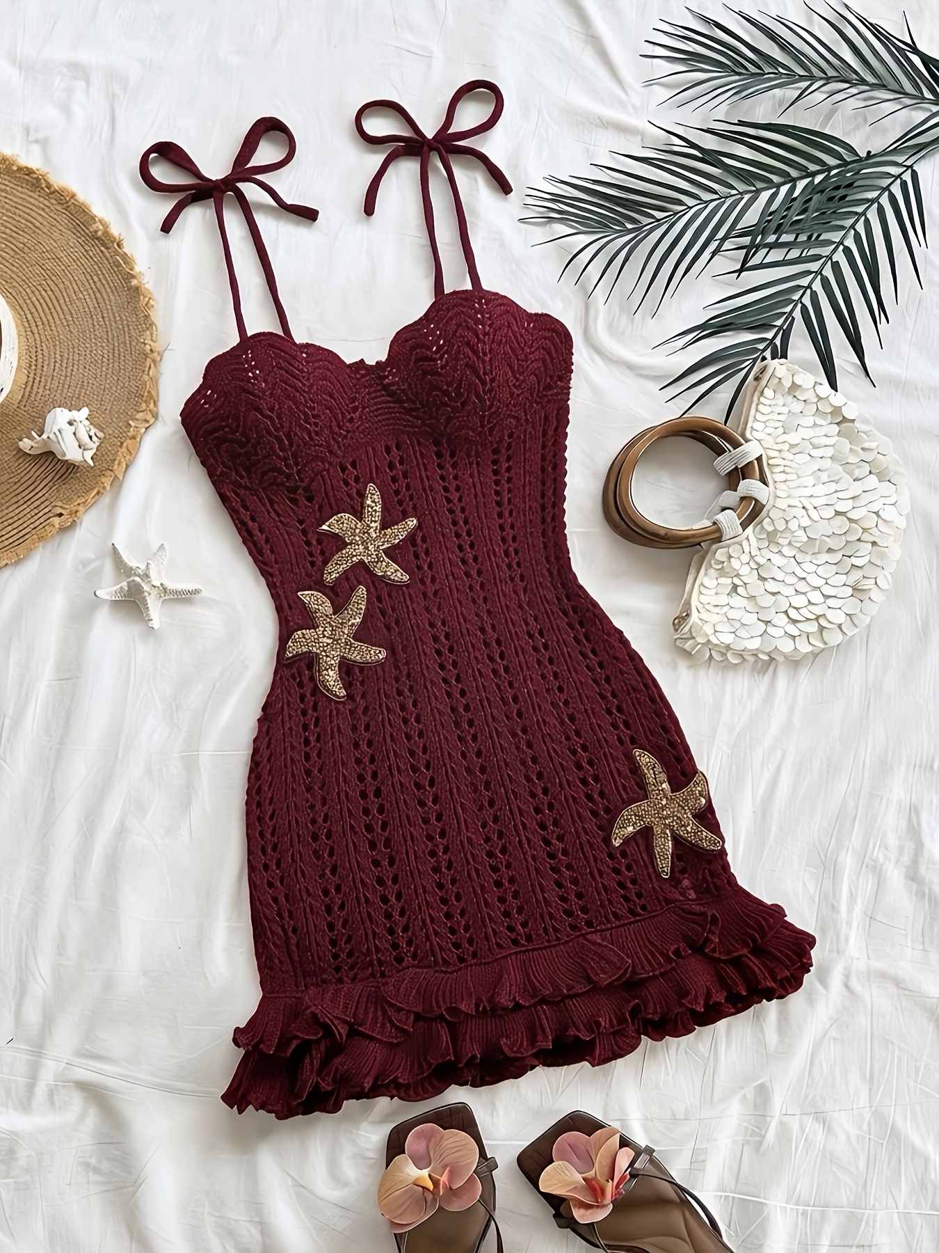 knee length dresses for ladies Crochet Magnolia Dress | Chic Crochet Dresses for Resort & Vacation Wear