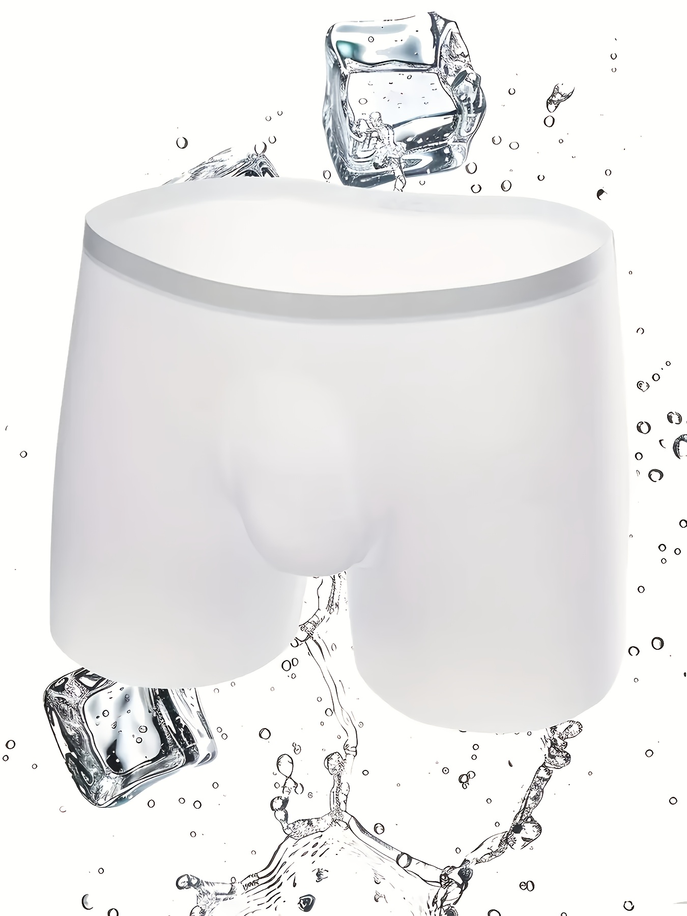 piezas de calzoncillos tipo boxeador para hombre Ultrafinos, de  rápido, sin costuras, de nailon con diseño de 3D, cómodos para uso