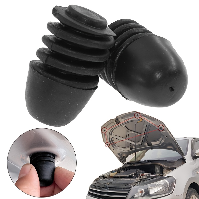TEMU 5 stuks Auto Motorkap Buffer Pads Stop Buffer, Achterklep Rubber Ondersteuning, voor VW Golf, Jetta, Skoda, Polo, Tiguan, OEM:867827500A
