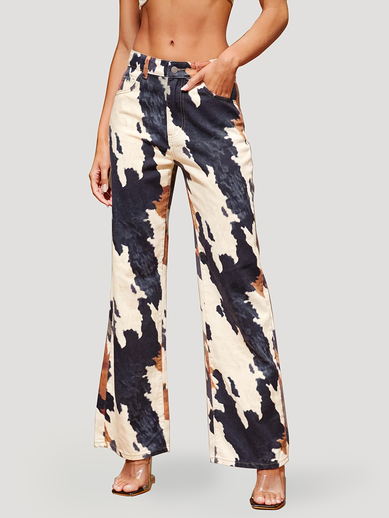 VAQUERA WOMENS PRINTED TROUSER WOVEN VAQUERA WOMENS PRINTED TROUSER WOVEN