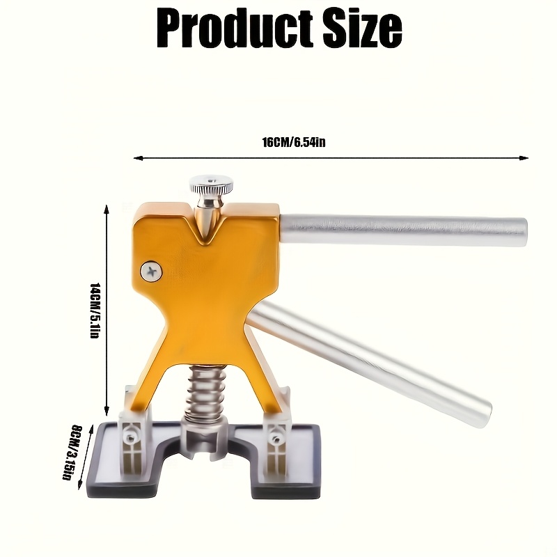 paintless dent repair kit professional body dent puller with 18 tabs mats   dent removal tool for doors hoods non paint damage   body repair essential Product details 5