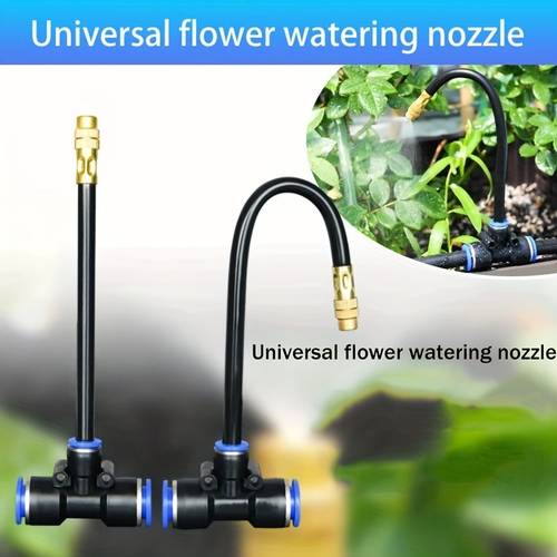 5 20m universal automatic irrigation sprinkler kit rotating copper nozzle garden balcony atomization sprinkler watering kits