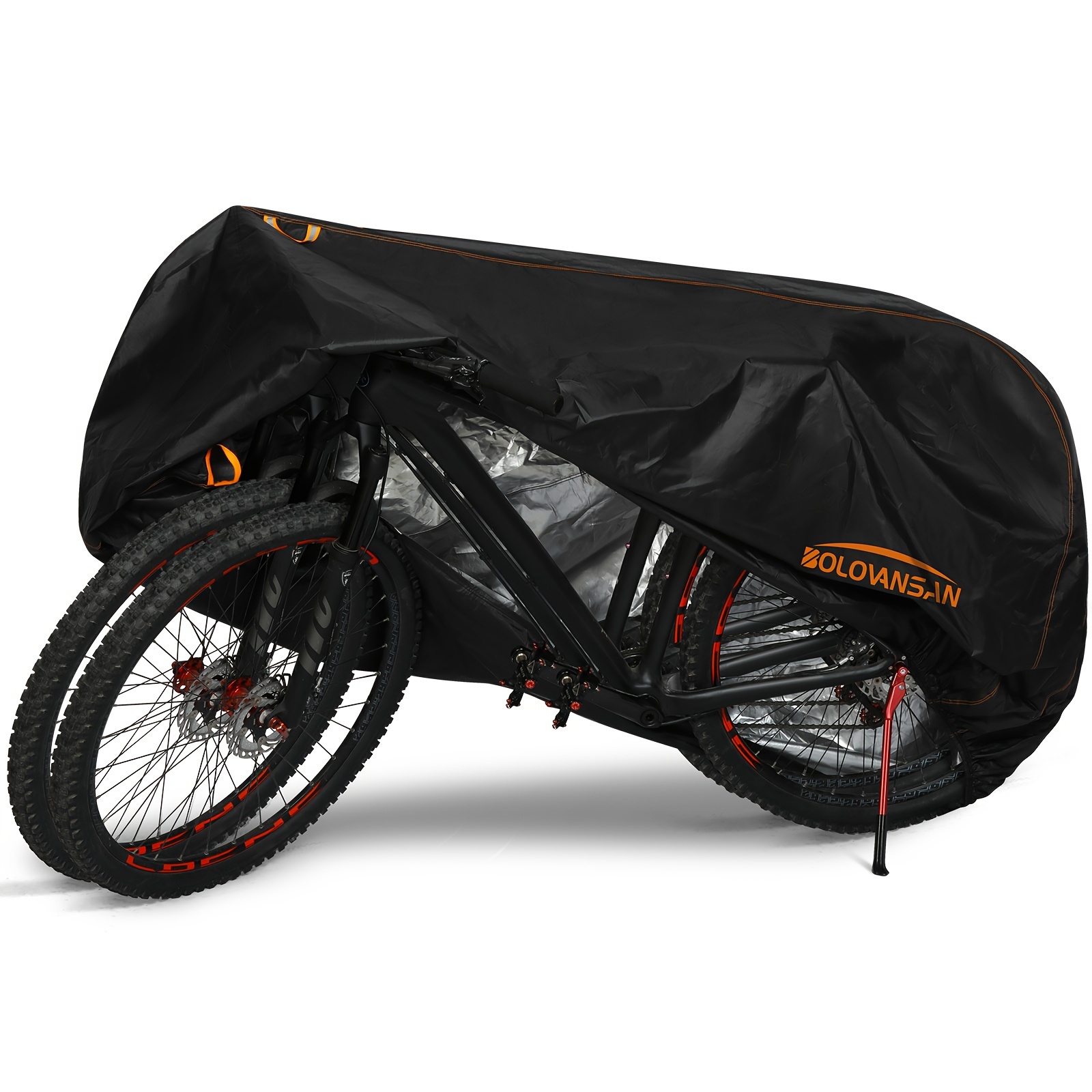 

[] Waterproof Bike Cover For 2 Bikes - Outdoor Storage With Lock Hole, Uv, Rain, And Wind Protection For Mountain, Road, Bikes/ebikes, Bike Storage | Lock | Uv Resistant Fabric