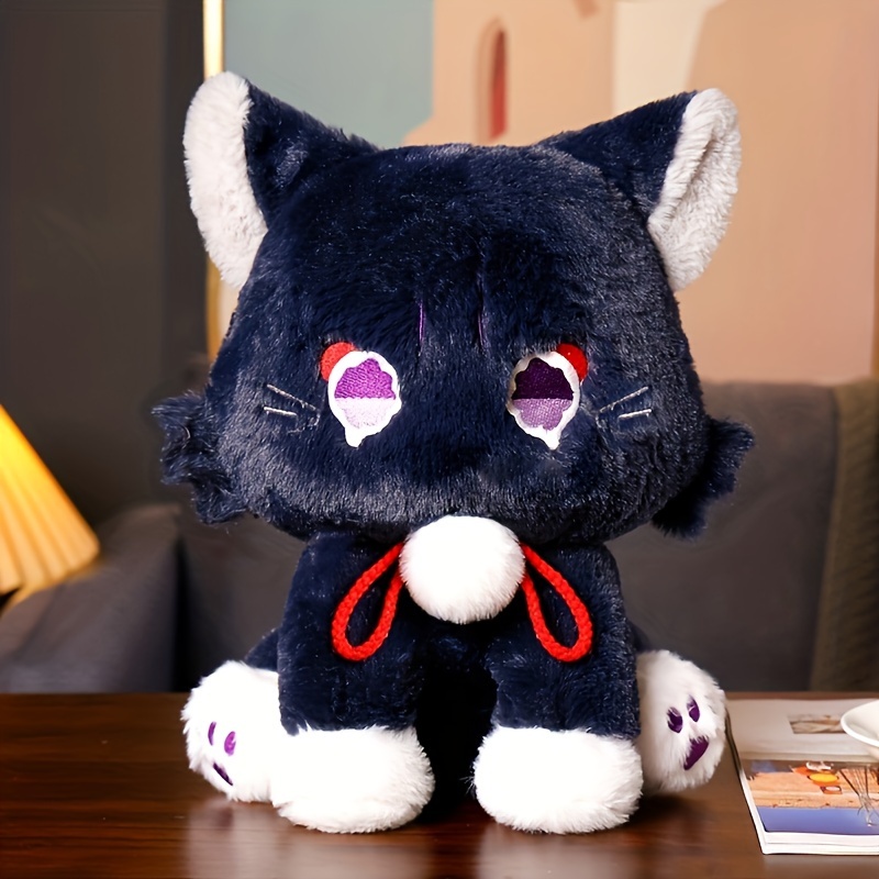 Purple stuffed cat best sale