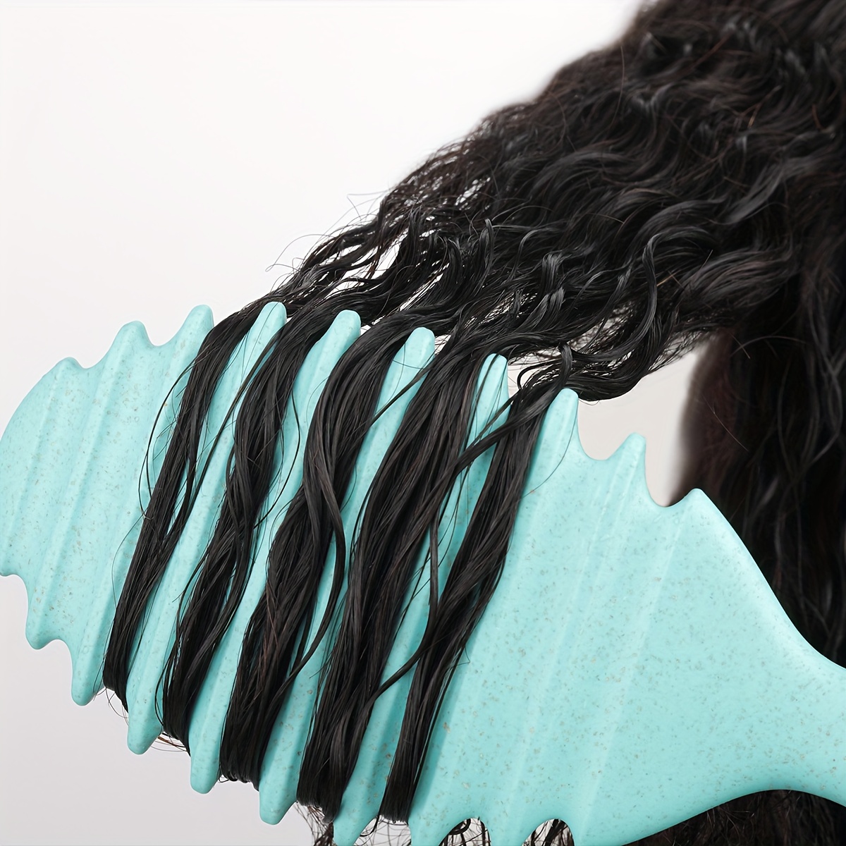 Cepillo Desenredante Neptuno con Mango de PP, con Púas Largas de Nylon y Propiedades Anti-Estáticas, Ideal para Masaje del Cuero Cabelludo y Cuidado del Cabello. Apto para Todo Tipo de Cabello, Incluyendo el Cabello Largo, Corto y Enredado, para Hombres y Mujeres