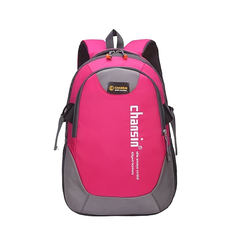 TEMU Large Capacity Backpack - Durable Nylon, Dual Shoulder Straps, Multiple Compartments For School, Hiking & - Ideal Gift For Valentine's Day, Christmas, And More, Backpack For School
