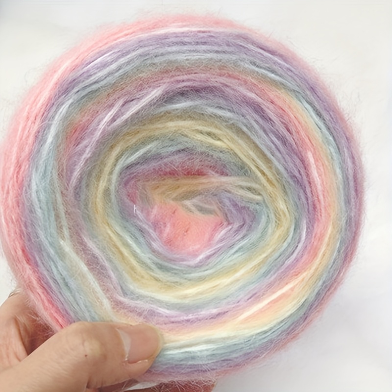 E-shop Gradient Acryl Wolle Häkelgarn - . 50G Chunky Hautfreundliches Garn zum Häkeln, Weihnachts Halloween Deko Stoffgarn, Pullover Socken Schals