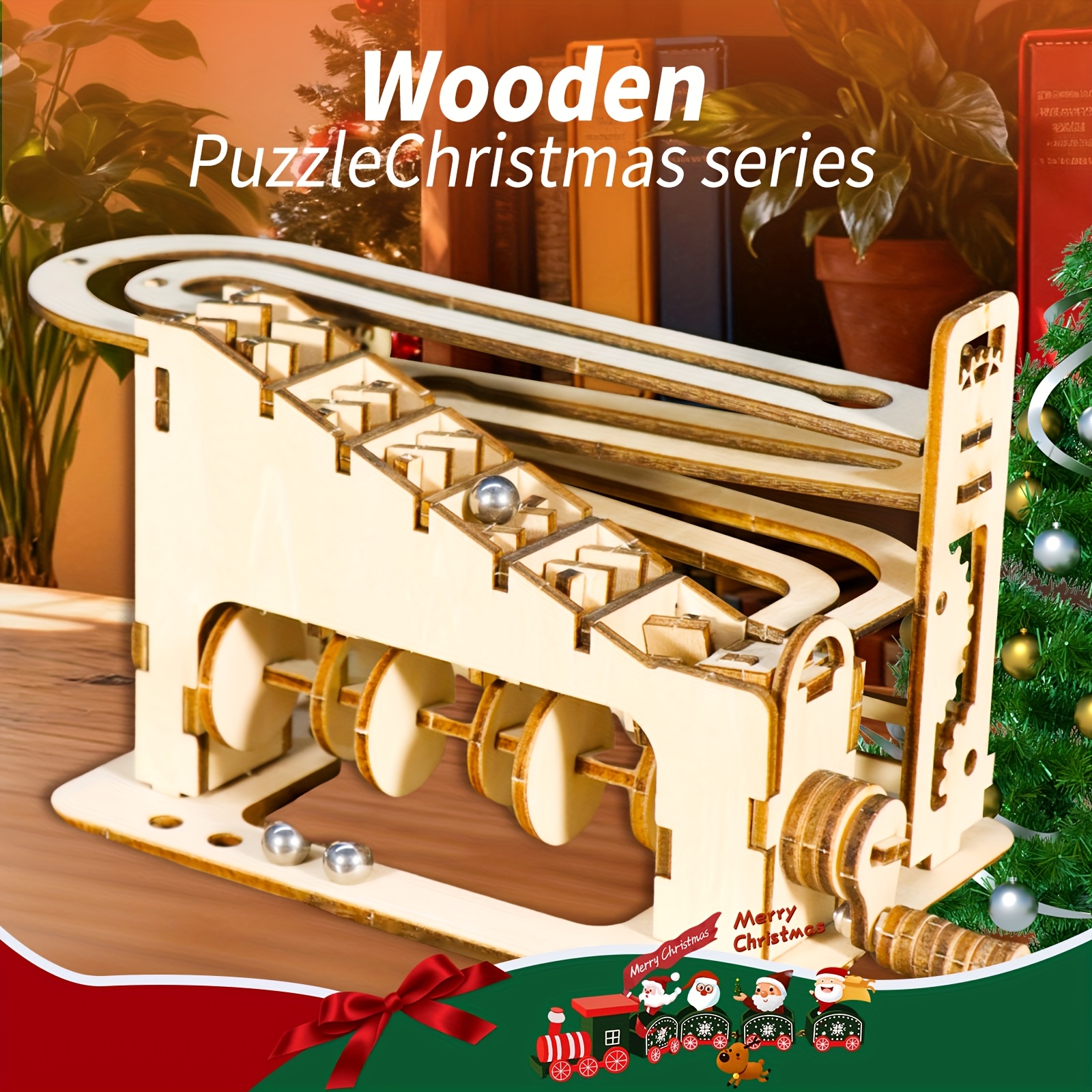 TEMU 3d Wooden Puzzles For Adults Climb Handmade Model Kits With Mechanical Puzzles Birthday Or Christmas Gifts [3d Model]