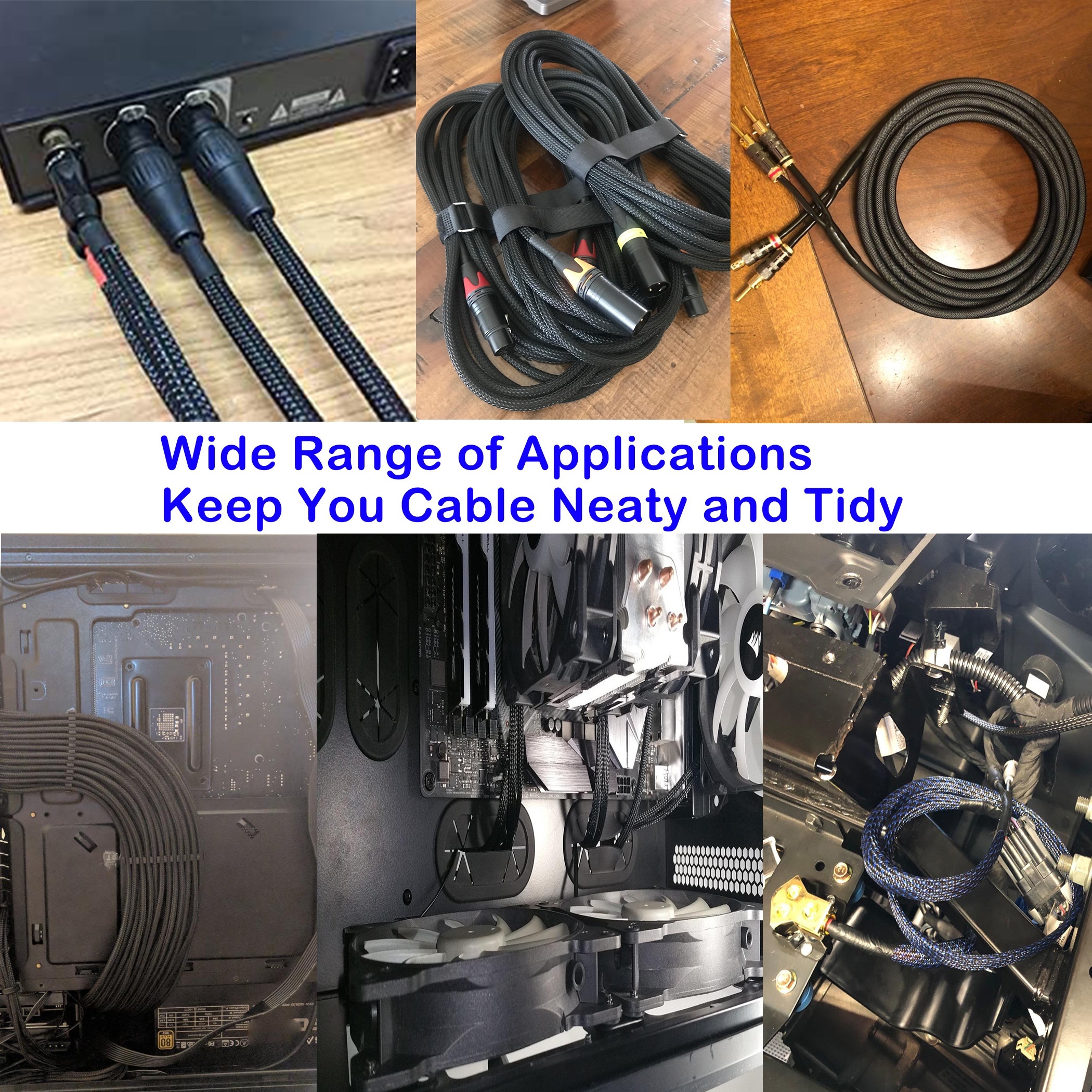Cable Sleeving, Braided Sleeve & Wire Loom Cable Management