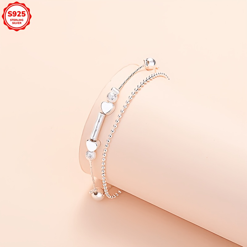 Low Allergy Double Layer Love Planet Bracelet Valentine'S Gift