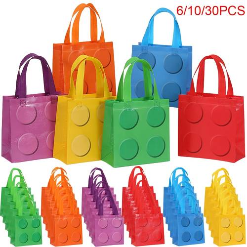 gift for her him 6 10 30pcs gift bags and shopping bags gift tote bagshopping bags non woven bag with handles office supplies gift packaging bag small business supplies bag party favor bags