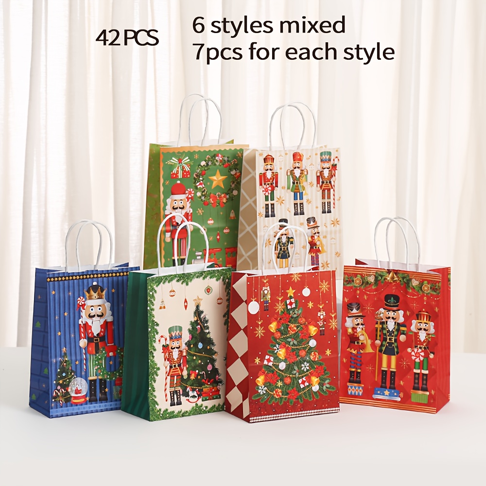 TEMU Regalo /Lui 42 pezzi Borse tote a tema citt� con stampa testo "City" a forma di carapace di , adatte per , estate, e inverno. borse regalo di