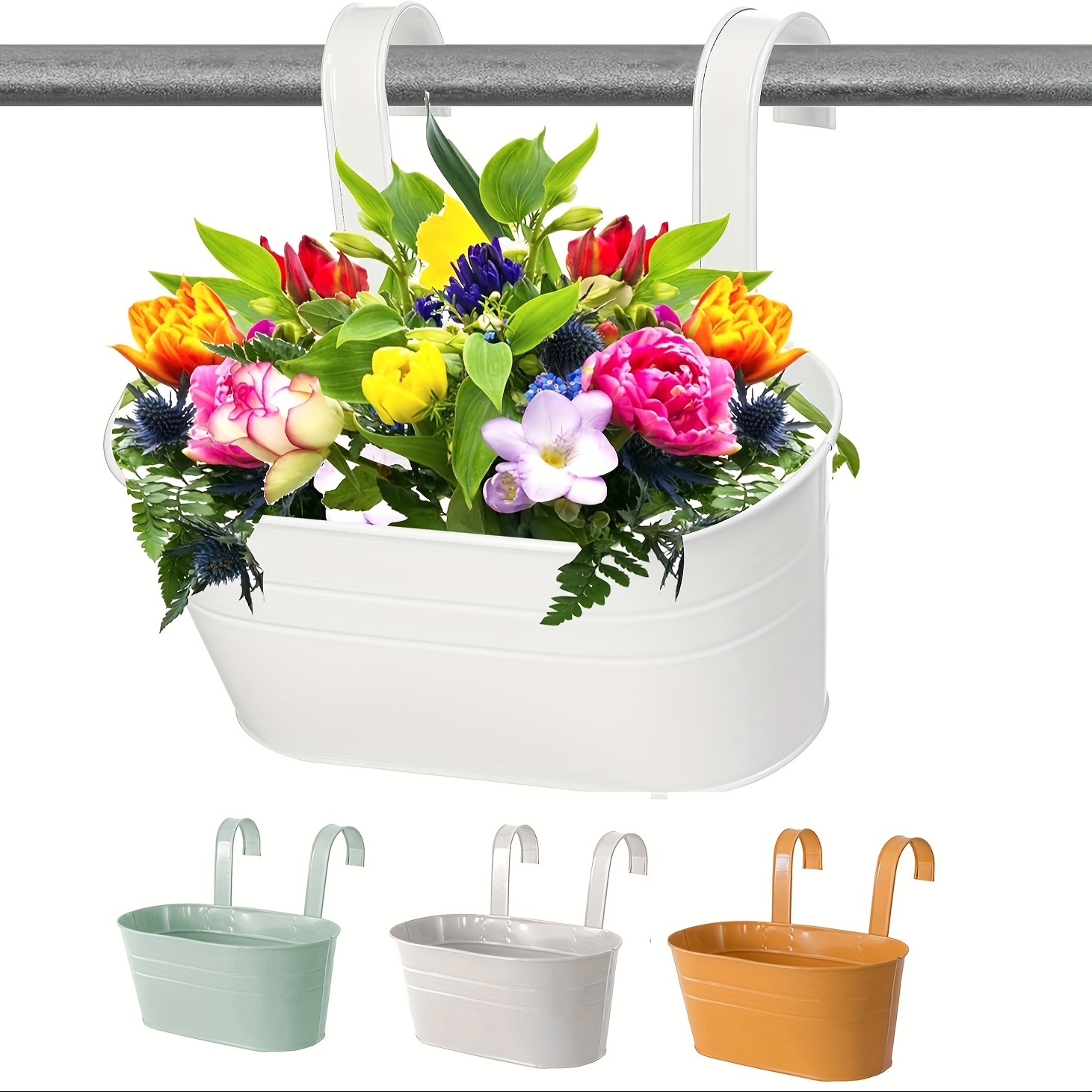 Vintage Blumentopf Aus Eisen – Ovaler Mini-Eimer, Ca. 22x12x8,5 Cm, Dekorativ Für Garten, Balkon, Innendeko