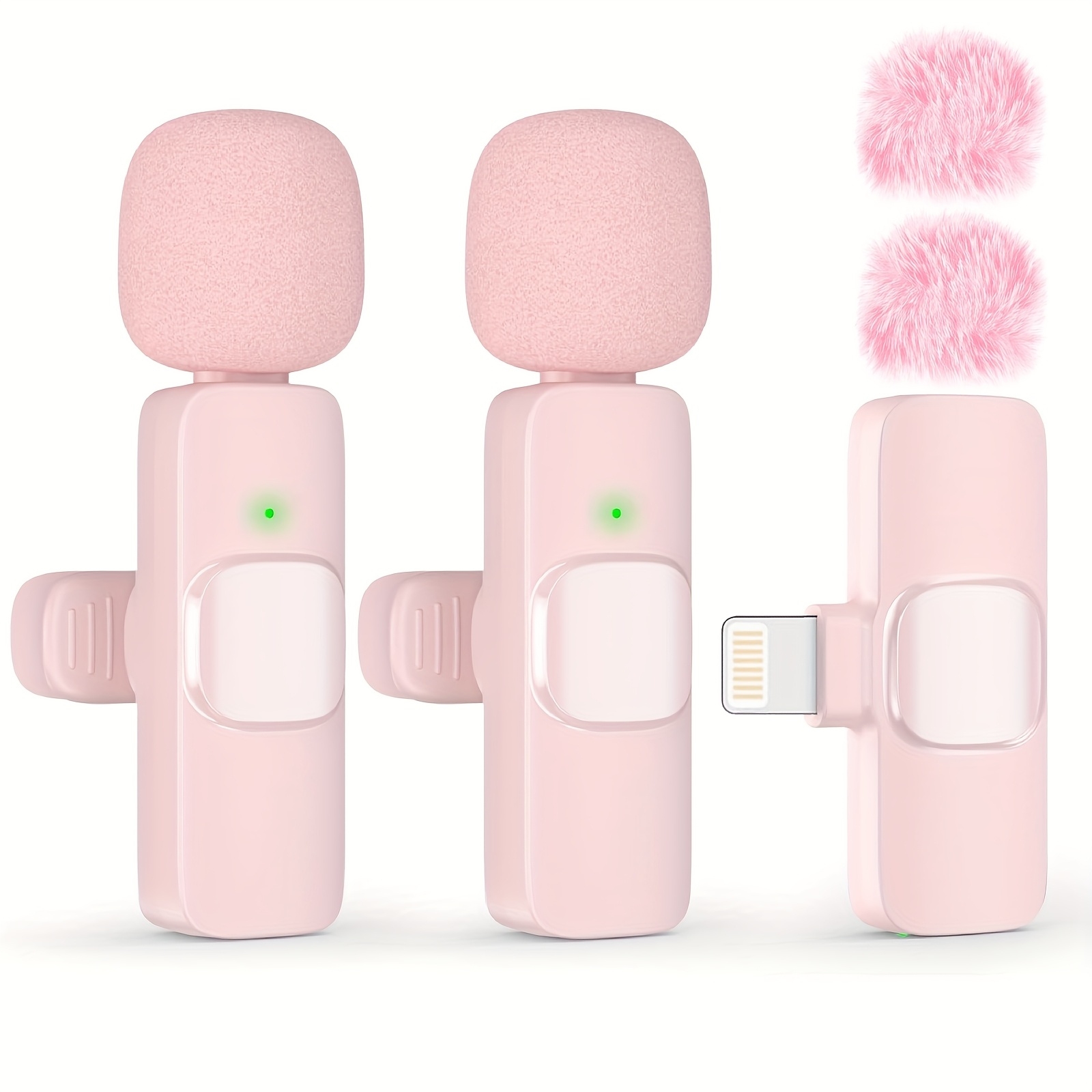 wireless lapel microphone phone lightning professional video - Temu