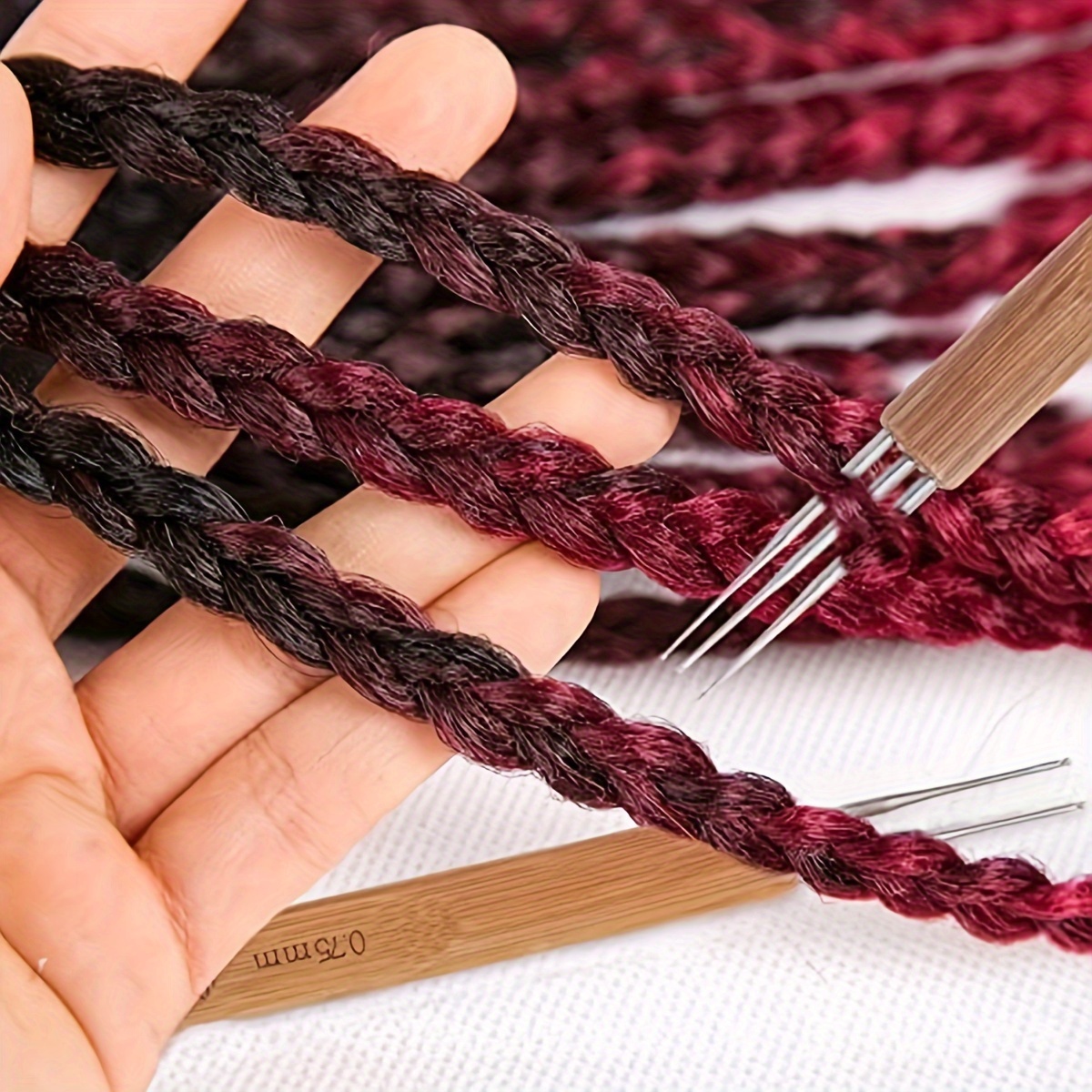 4pcs Hair Crochet Needle