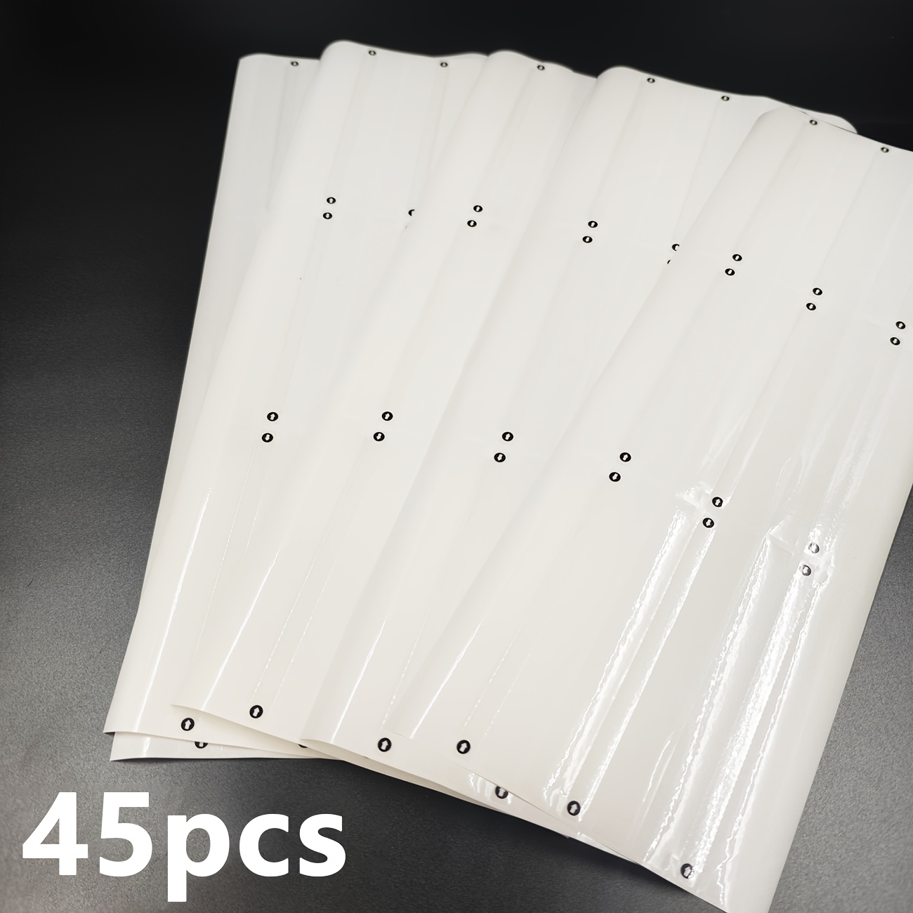 TEMU 45pcs Transparent Tamper- Sealing Tape - Self-adhesive Waterproof Stickers With Tamper-proof Lines, Single-use For Shipping Boxes, Mailing