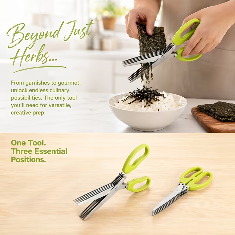 1pc five layer stainless steel onion scissors - Temu Malaysia