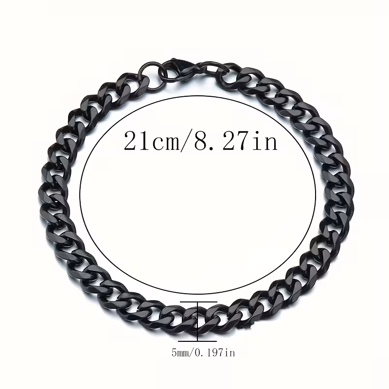 3pcs minimalist hollow titanium 304 304 stainless steel 304 304 stainless steel cuban bangle bangle bracelet golden silvery and black combination unisex style suitable for christmas valentines day new years gifts for boyfriend Product details 3