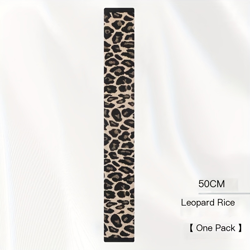 TEMU A Leopard Print Universal Seat Belt Cover, Soft Protective Car Shoulder Pad, Easy To Clean, Accessory And Backpack Shoulder Pad - Made Of