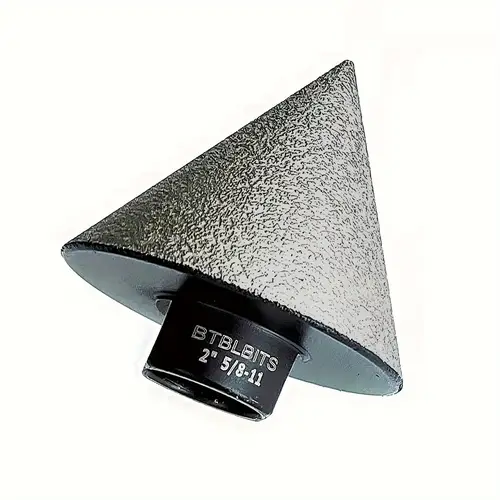 1pc 5 8 11 thread diamond beveling chamfer bit 2 50mm diamond countersink drill bit milling finger chamfer cone bits for holes enlarging shaping trimming in porcelain masonry tile marble glass granite quartz countertop