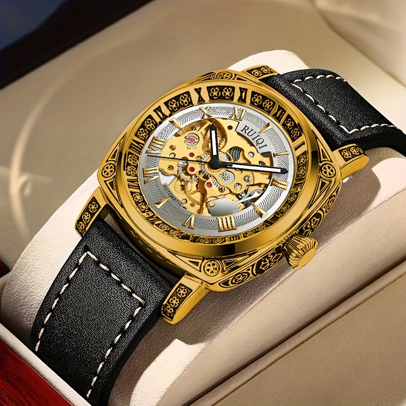 luxueuze automatische mechanische horloge voor heren met elegante