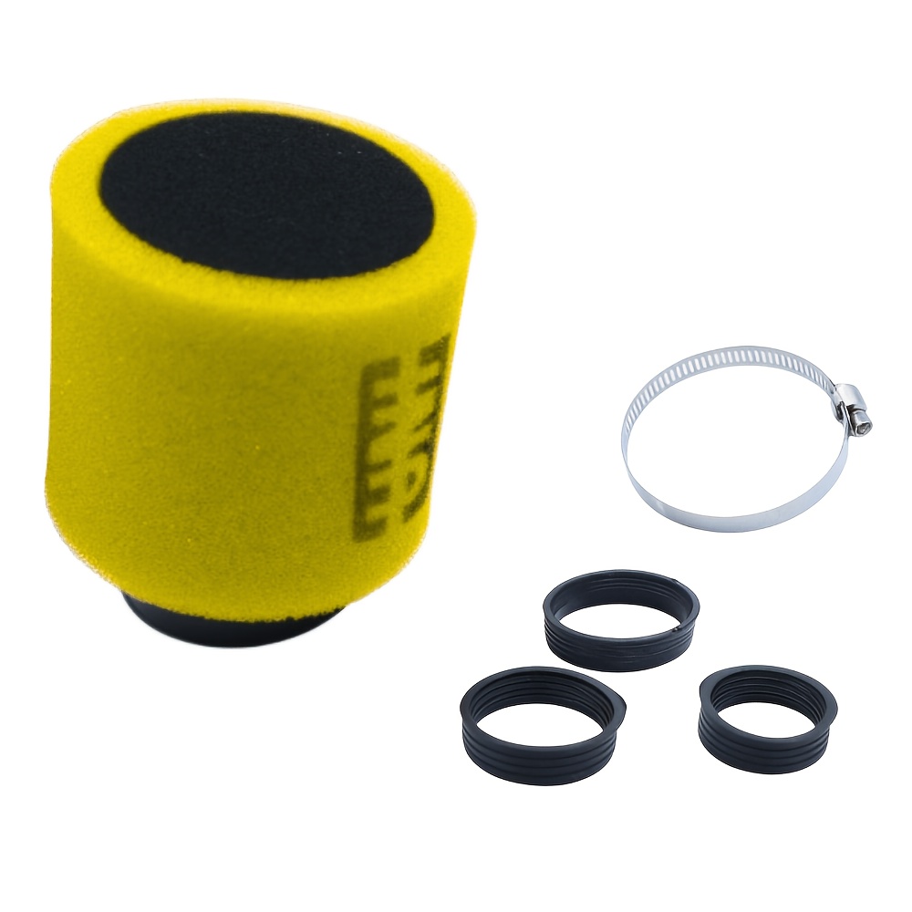 TEMU Atv/utv/motorcycle Air Filter System With Options (red, Blue, Black, Green, Purple, Yellow, White, Pink, Orange, Brown, Grey, Black/blue,