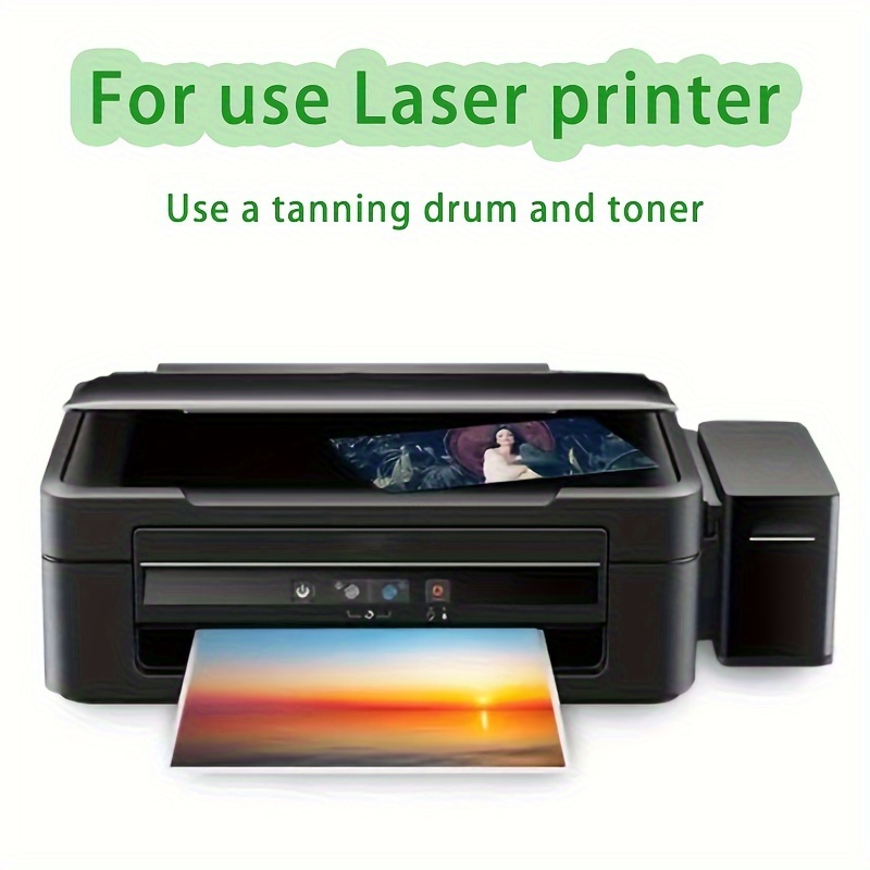 A4 100 Clear Printable Sticker Paper Laser Printer Clear Temu Australia