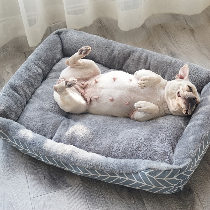 

Comfortable Pet Bed Set: Warm Winter Bed For Small Dogs And Cats, With Non-slip Waterproof Bottom, Pillow-style Small House Pet Nest, Easy To Clean, Providing For Your Pet