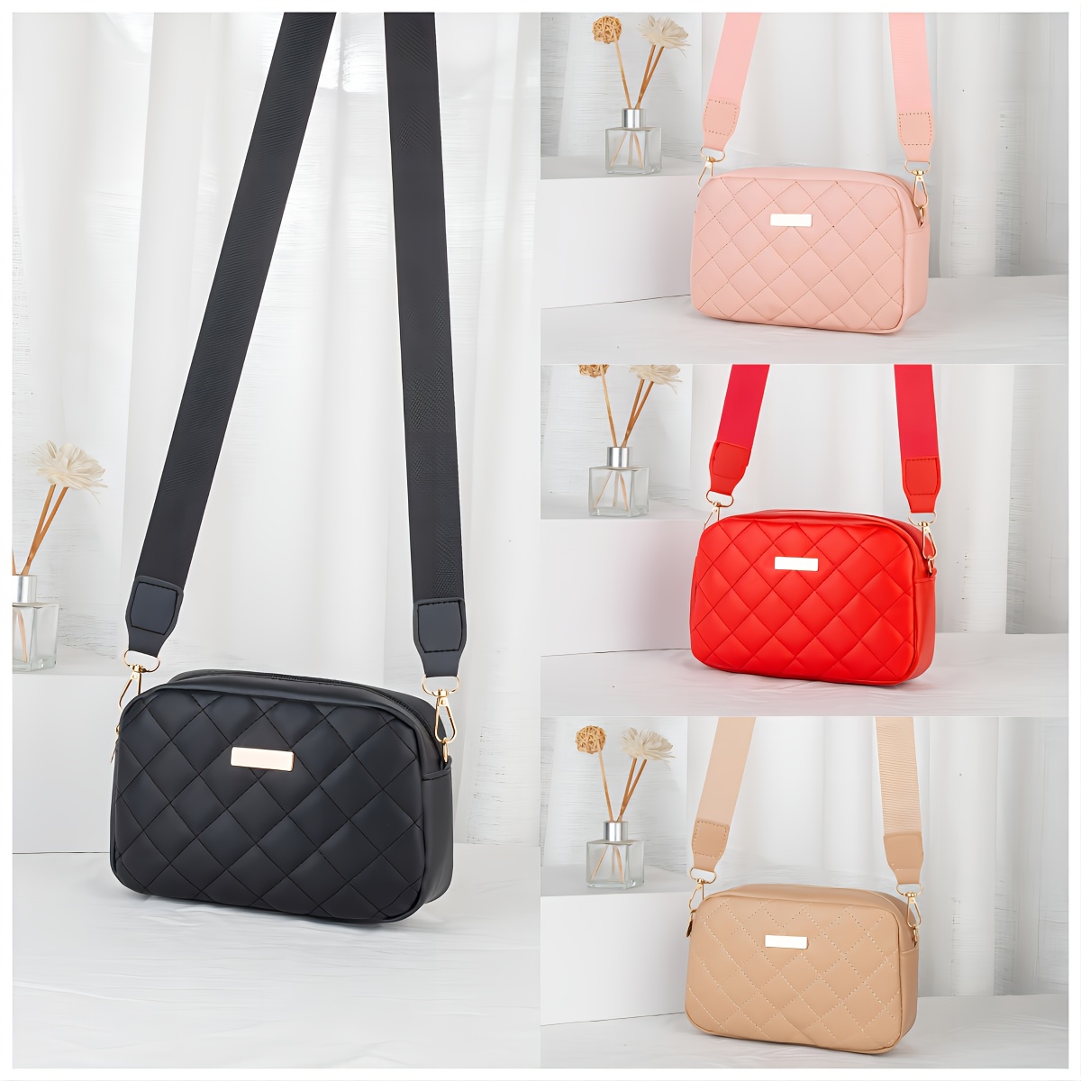 

1pc Girl's Trendy Single-shoulder Mini Camera Bag, Phone Bag, And Coin Purse
