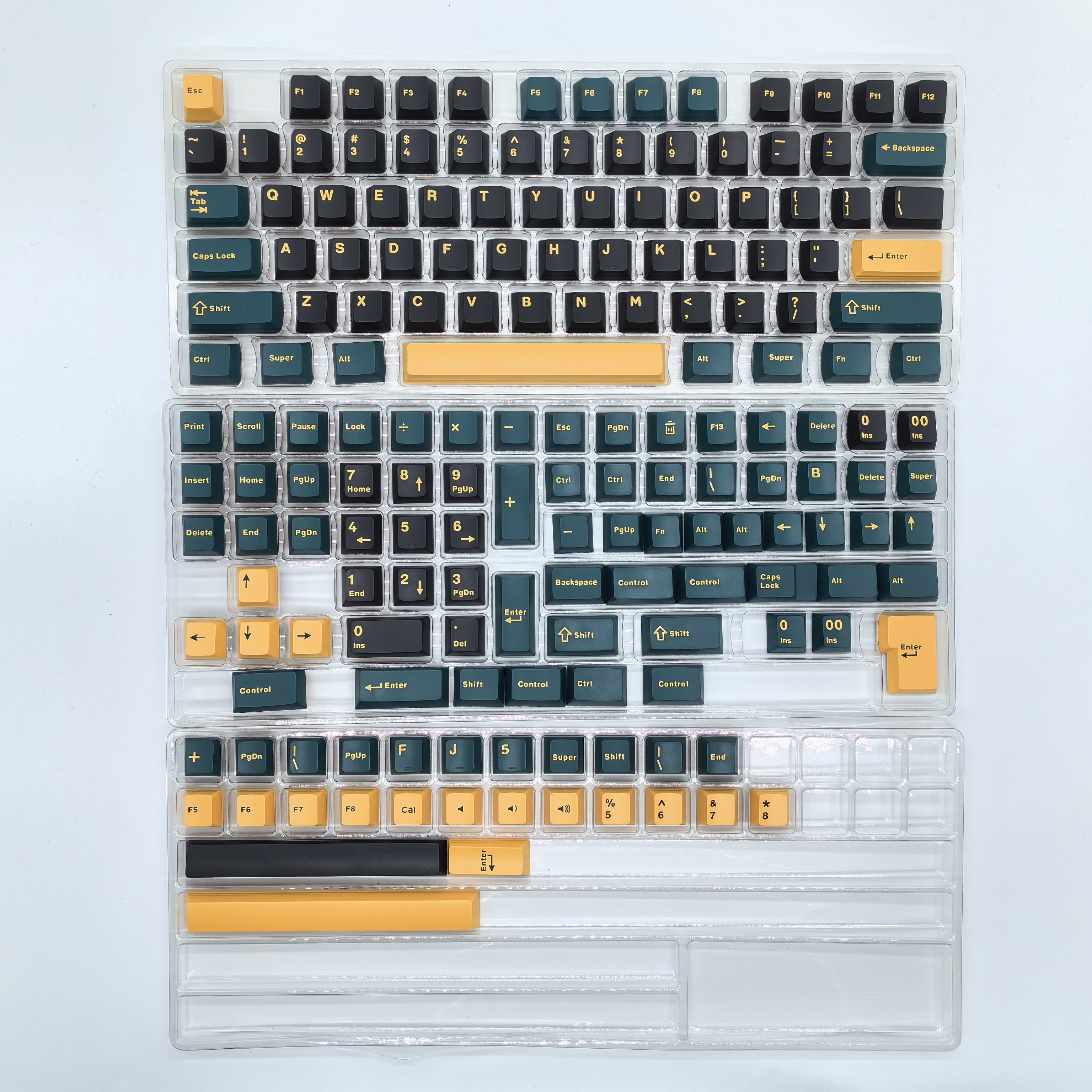 Keycaps doubleshot PBT DUAL COLOR