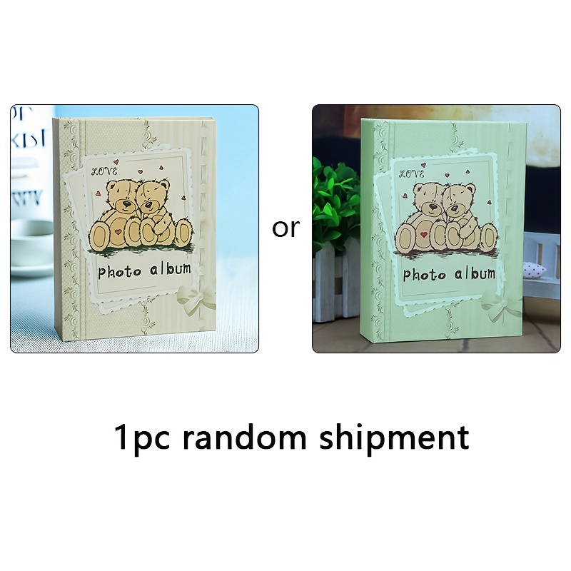 Image of 1pc 100-page 6-inch Family Photo Album With Insert Pages For Teen Pictures, Color Random