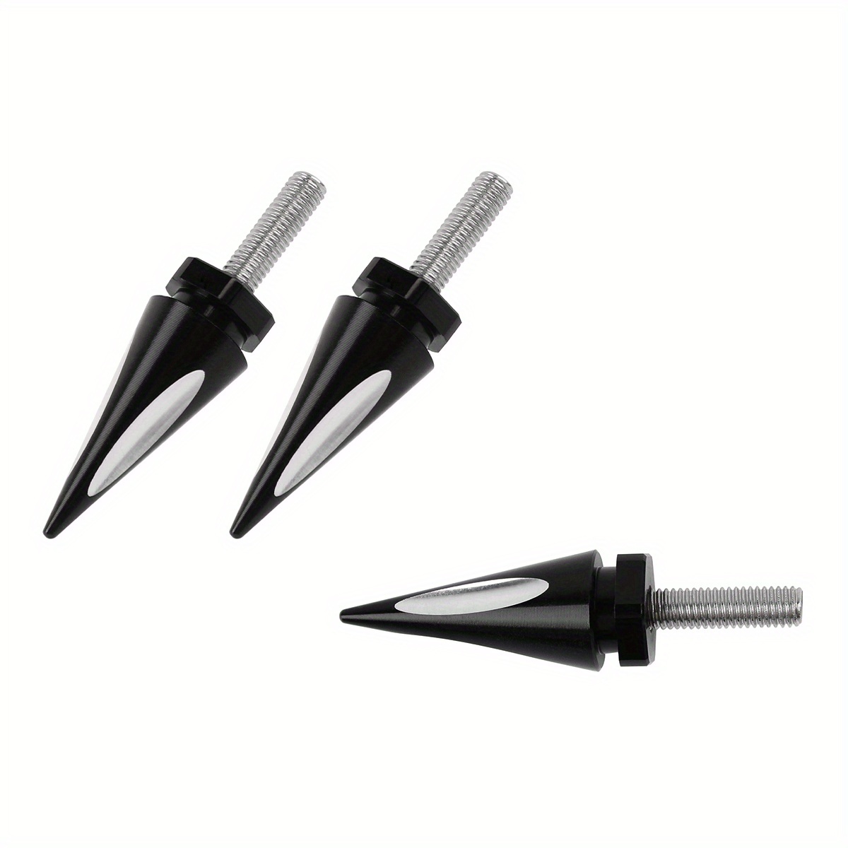 TEMU Motorcycle 3pcs Windshield Bolts Black Trim Spikes Fit For Touring Street Glide Touring Flht Flhtc Flhtcu Flhx 1996-2013