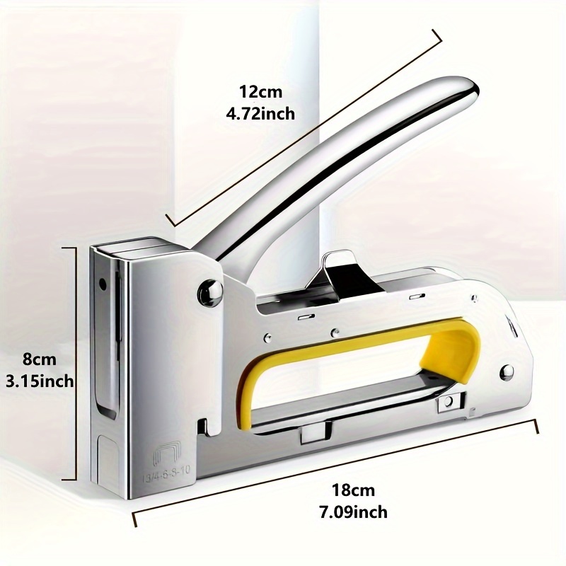 1pc Pistola Grapas Grapadora Trabajo Ligero Utiliza Grapas - Temu