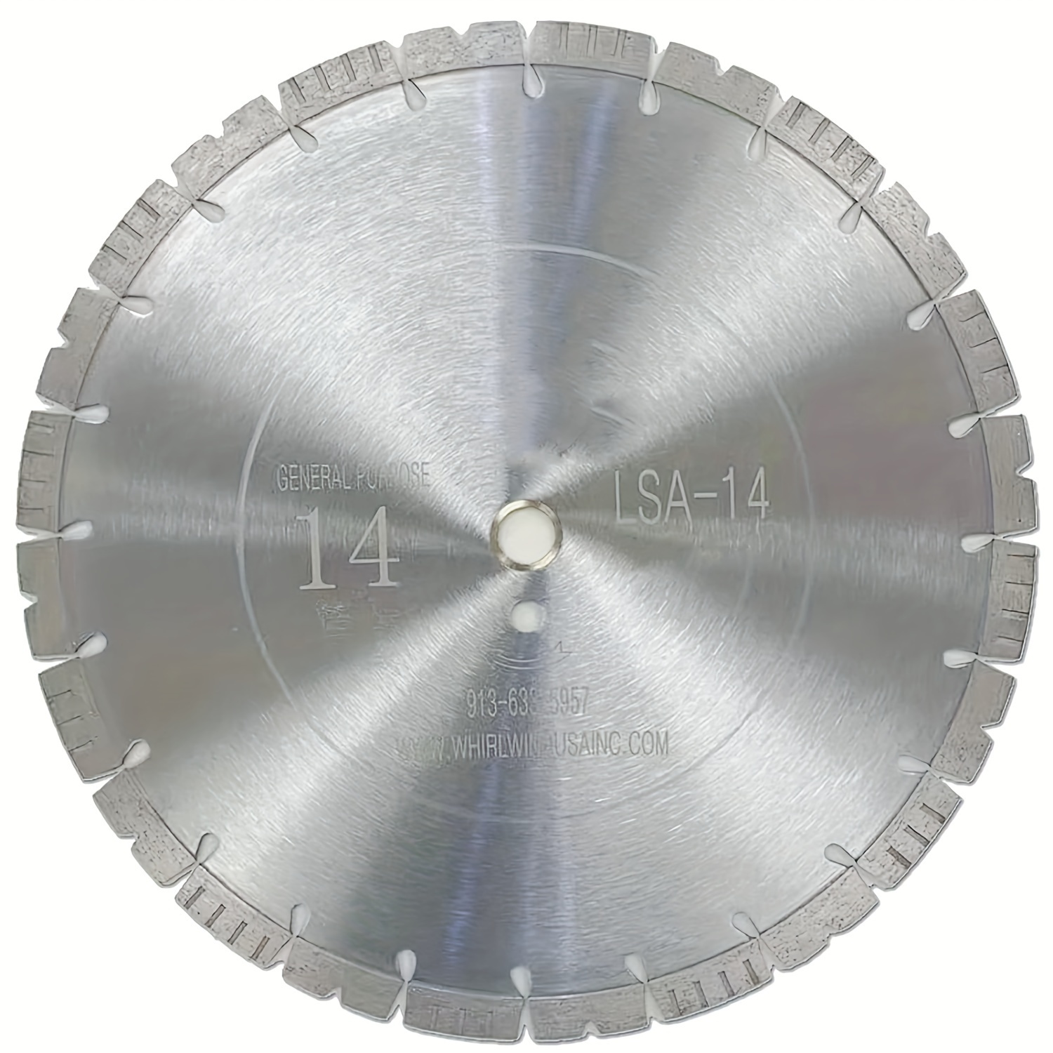 

Lsa 14 Inch Concrete Saw Diamond Blade, U Shape Carbide Tipped 14 Inch Turbo Segmented Saw Blade, For Concrete Block, Paving Brick, Reinforced Concrete