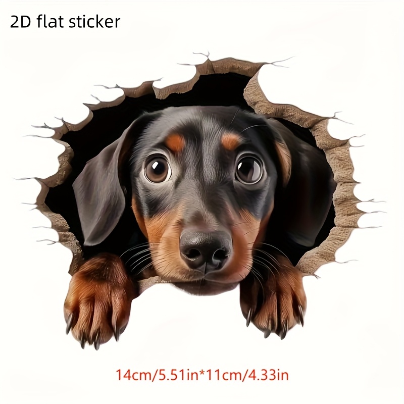 Sausage Dog Decals To And Sell - Used To Cover Scratches And Hide Wall Holes