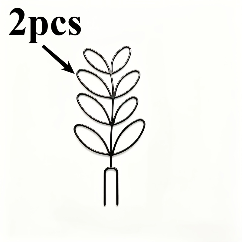 TEMU 2pcs Green Plant Climbing Training Frame, Potted Vine Flower Bracket, Saving Indoor And Outdoor Gardening Space