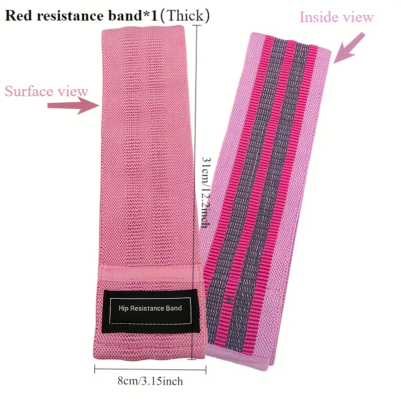 Fabric * Bands for Working Out with Workout Bands Guide, Exercise Bands * Bands Set for Working Out Hip Thigh Glute Booty Legs, Pilates *, * for Legs and Butt, Yoga, Pilates, Rehab, Fitness and Home Workout
