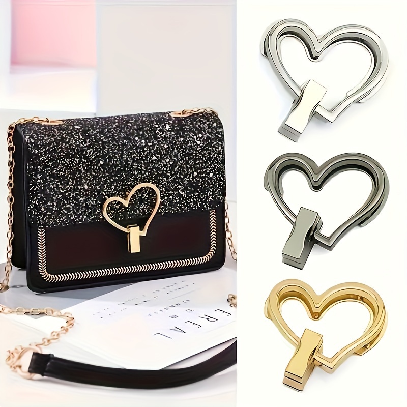 

-shaped For (love , Bag Clasp, Bag Accessories), Suitable For Wallets, Handbags, Shoulder , Diy Bag Making