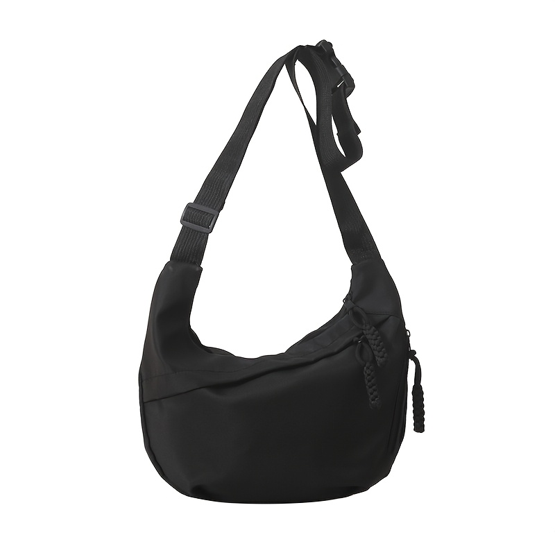 TEMU Women's Crossbody Bag - Women's Durable Nylon Crossbody Bag, Spring-summer Nylon Dumpling Crossbody Bag, Large Capacity, Anti-theft Multi-pocket
