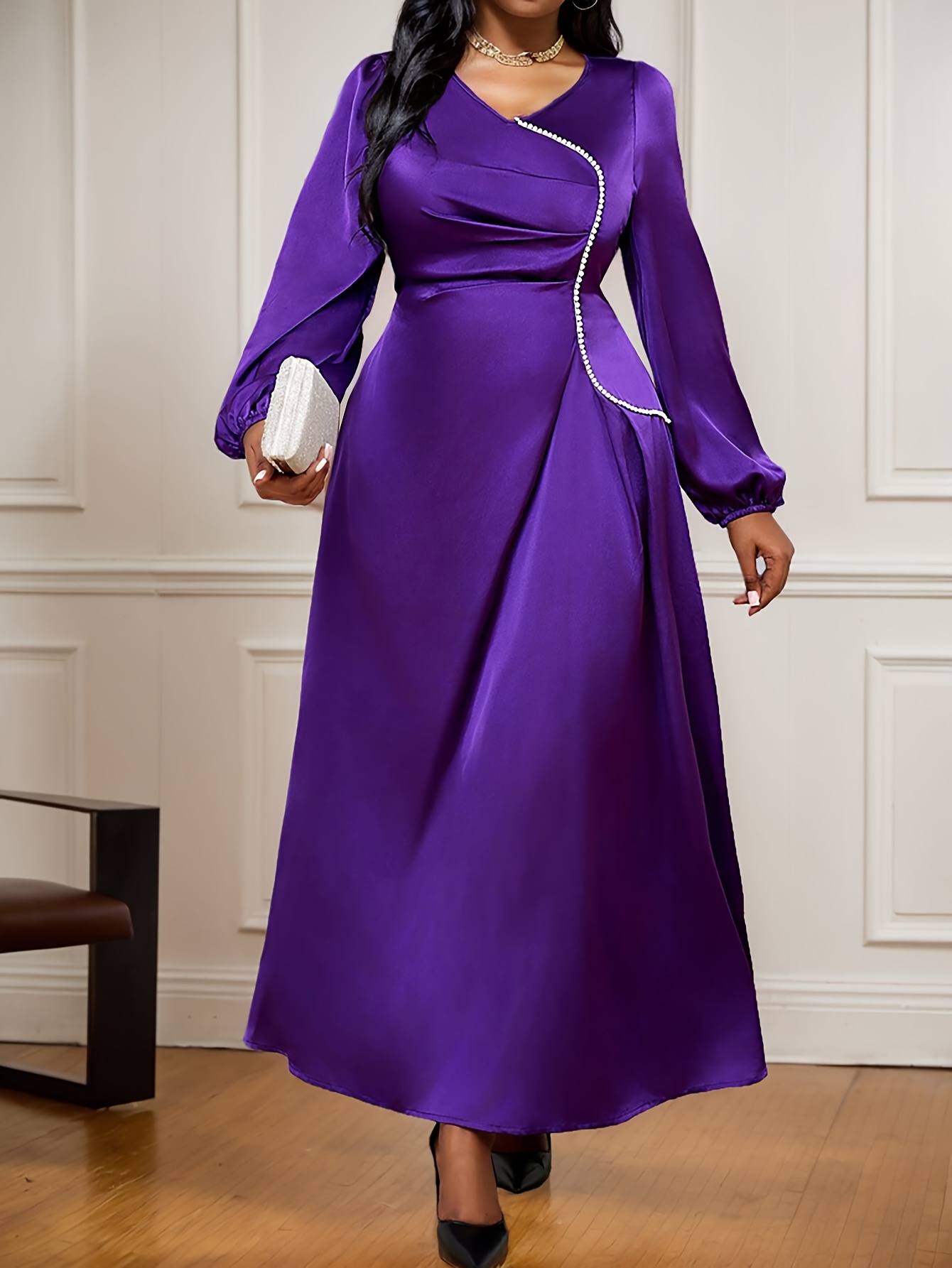 Purple Plus Size Evening Gowns Canada Plus Size Plus Size Women'S