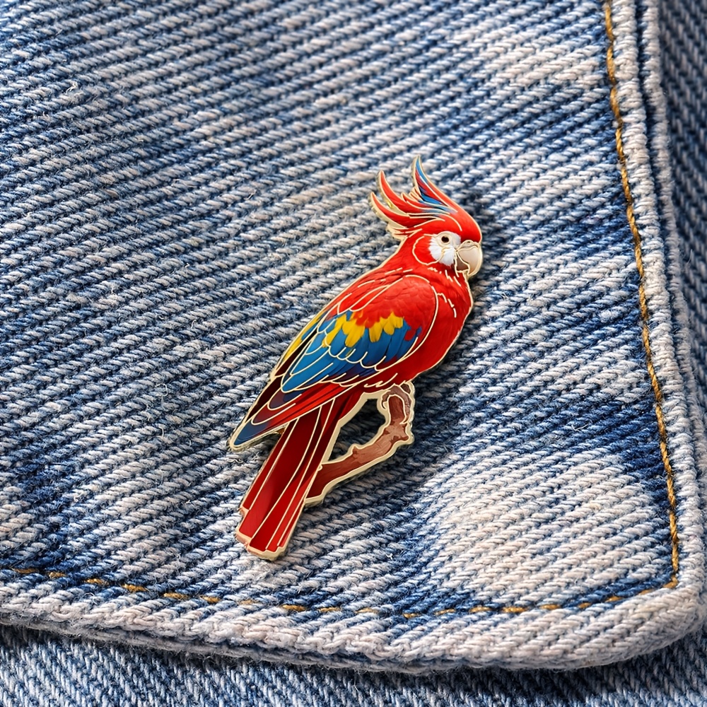 Red Pin Christmas Elements Fashion Decorative Brooches Ornaments Lapel Bag Badges Jewelry Gifts