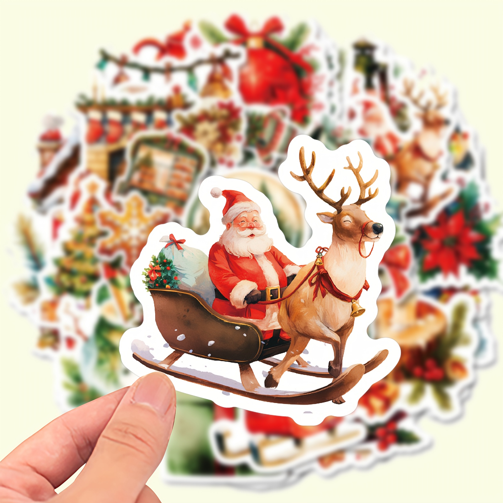 

50pcs Christmas Decoration - , , No Needed, And Transportation, For Laptops, Water Bottles, Luggage, Helmets, Skateboards, Motorcycles, Guitars, For Christmas Gifts &