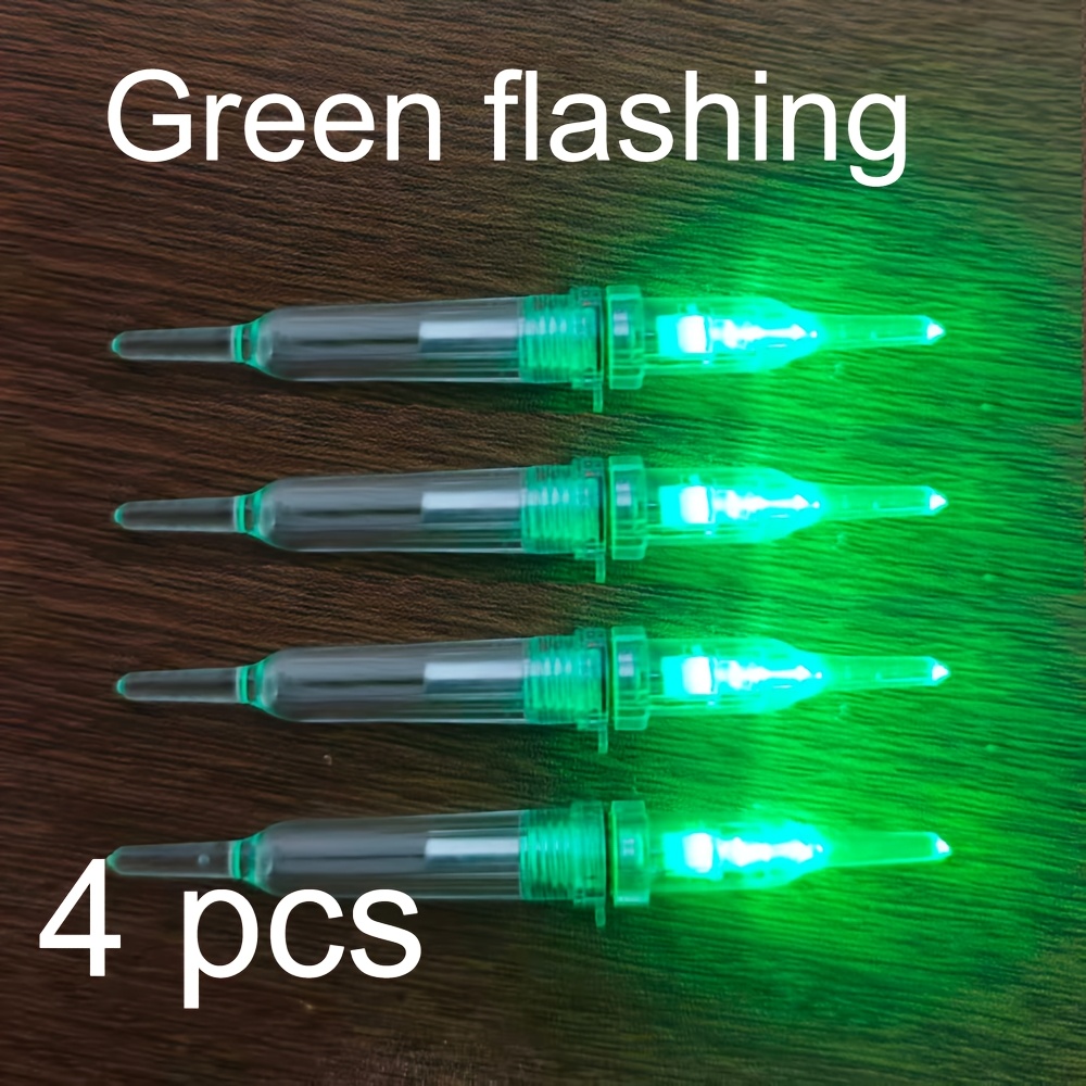 TEMU 4-pack Led Fishing Lures, Multi-colored Fishing Tools, Suitable For Rock Fishing And Sea Fishing Lights