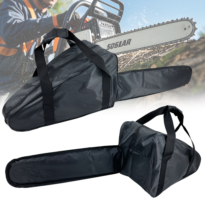 Kettensägen-Tragetasche Aus Oxford-Stoff – Passend Für 30-40 Cm Säge, Mit Reißverschluss, Griff, Schutz Für Kette