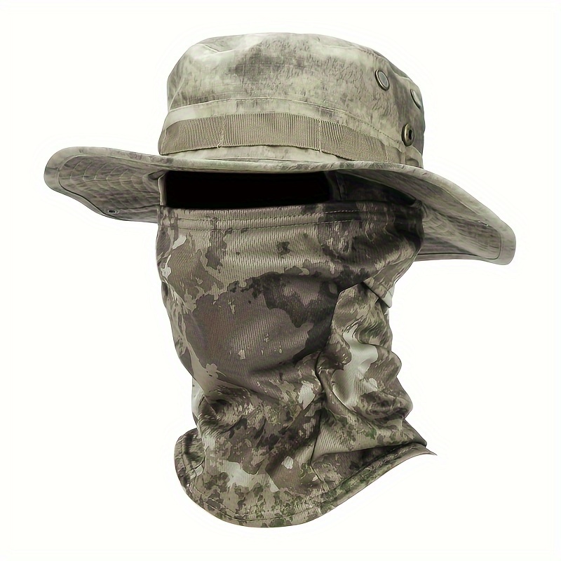 Panegy Camo Boonie Hats Sun Caps UPF 50+ Fishing Hiking Hunting Hats Aussie  Caps
