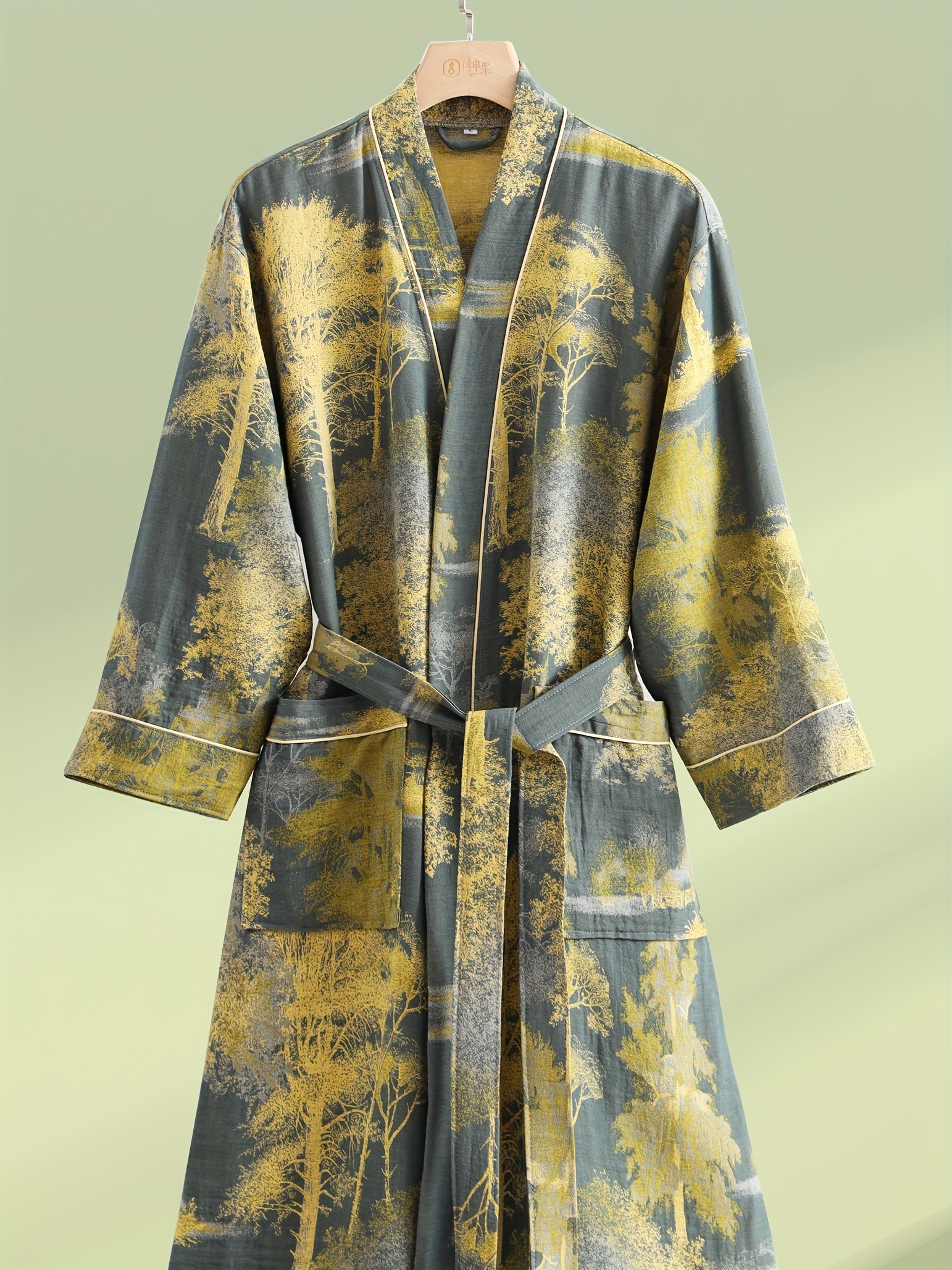 chinese dress ladies Indigo Print Long Cotton Beach Kimono Handmade Cover Up Bath Robes Women  Night Dressing Gown Lightweight Robe Dressing gown, Vintage kimono,  Bridesmaid robes, Boho kimono, Bridal Robe, Kimono Dragon at Amazon Women's
